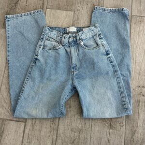 Cotton On Light Blue Denim Loose Straight Jean